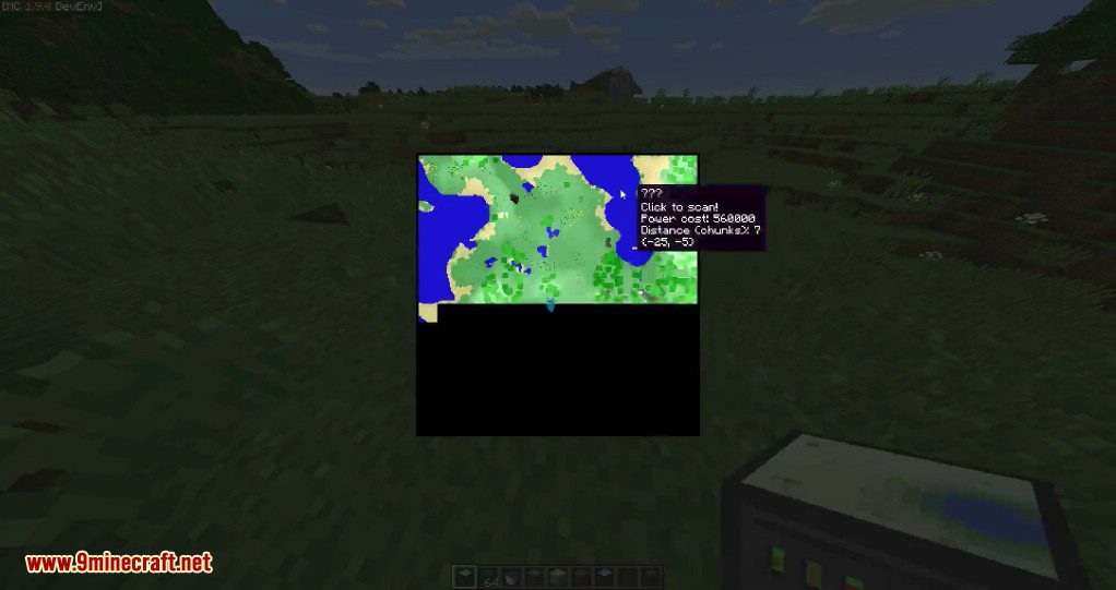 Scanner Mod 1.12.2, 1.11.2 (Find Ores from the Void) 6