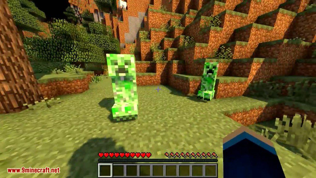 Stalker Creepers Mod (1.20.2, 1.16.5) - Devious Creeper Stalks You 8