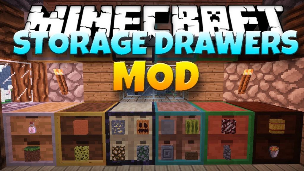 Storage Drawers Mod (1.20.1, 1.19.4) - Store Hundreds of Items 1