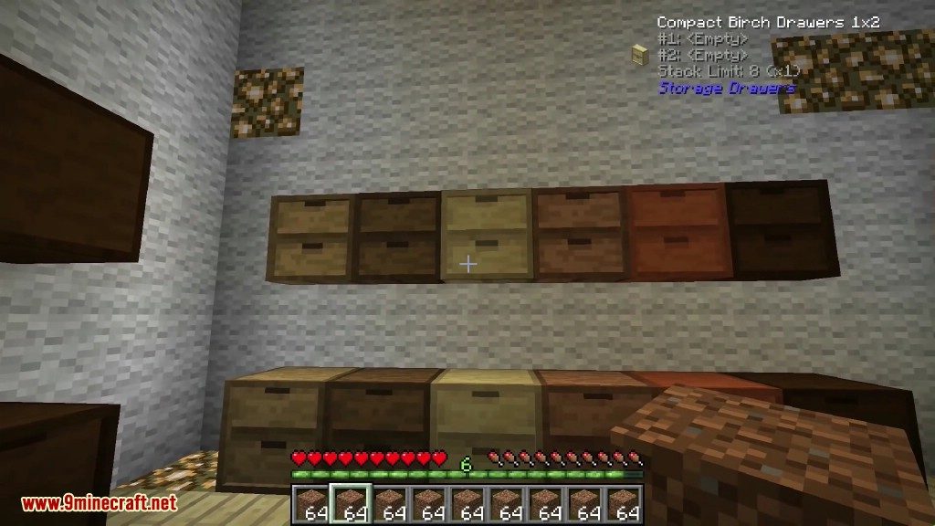 Storage Drawers Mod (1.20.1, 1.19.4) - Store Hundreds of Items 5