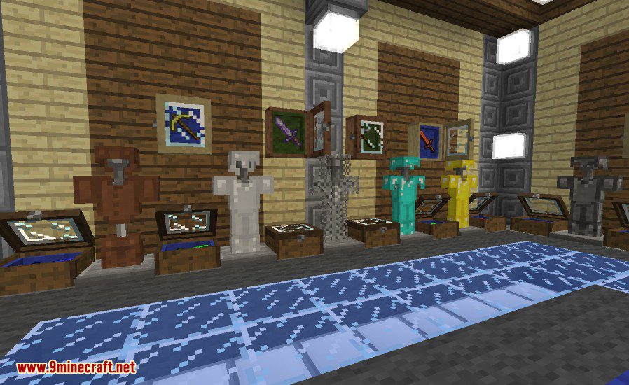 BiblioCraft Mod (1.12.2, 1.11.2) - Armor Stands, Bookcase 6