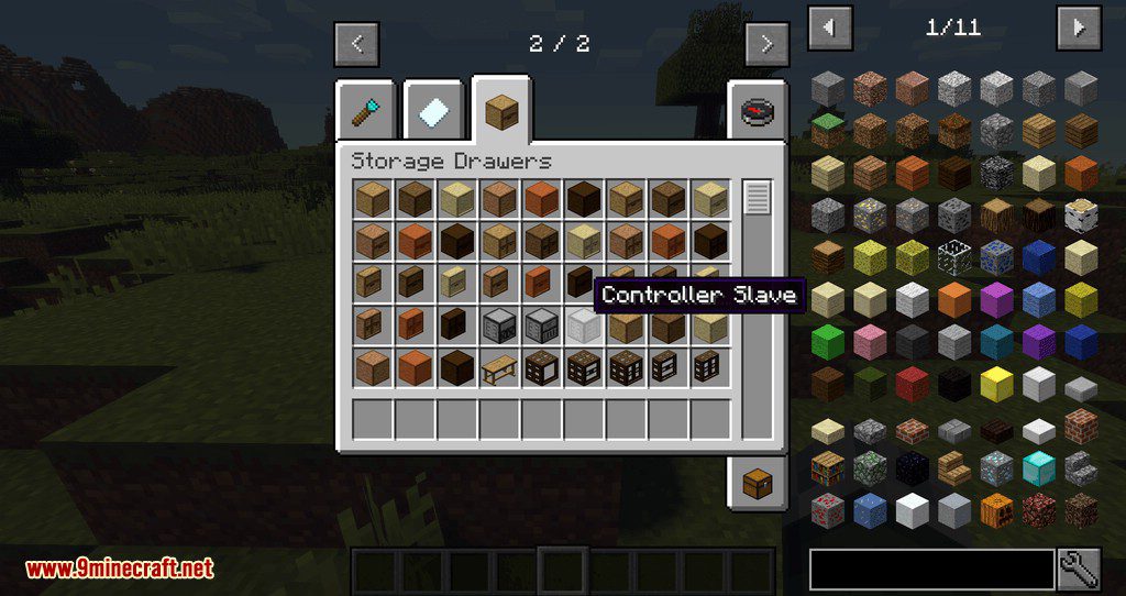 Drawers & Bits Mod 1.11.2, 1.10.2 (Special Drawers Support for Bits) 2