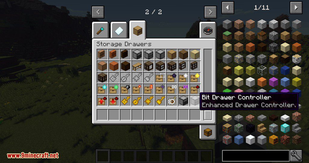 Drawers & Bits Mod 1.11.2, 1.10.2 (Special Drawers Support for Bits) 10