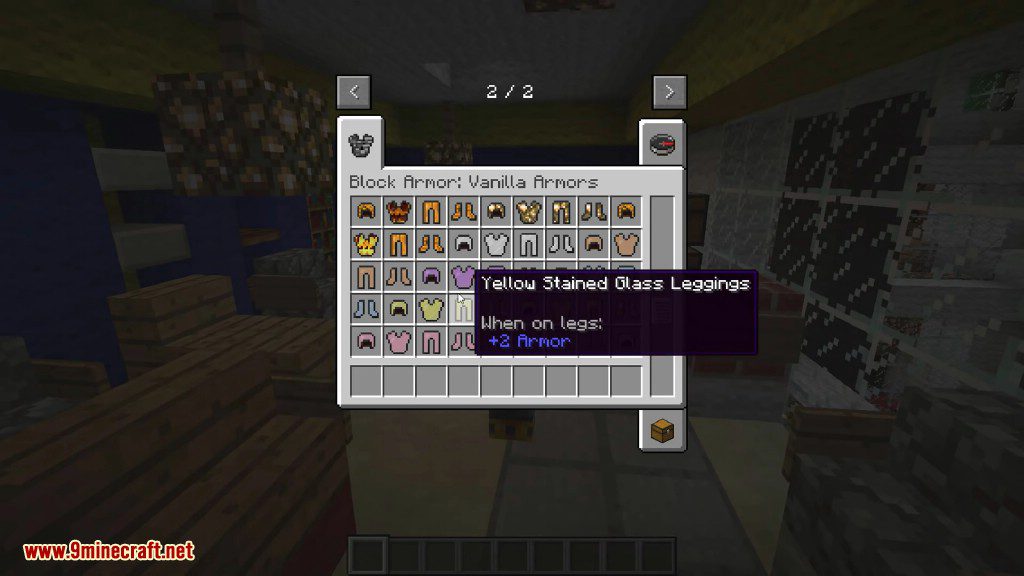 Block Armor Mod (1.18.1, 1.16.5) - Craft Any Block Into Armor 11