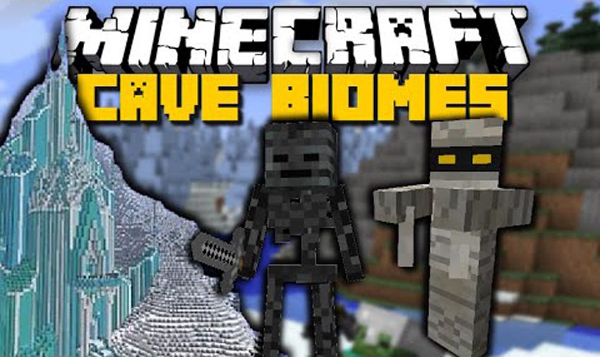 CaveBiomes Mod 1.10.2, 1.7.10 (Making Biomes Matter Below Ground) 1