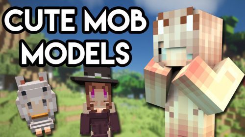 Cute Mob Models Remake Mod 1.12.2, 1.11.2 (Anime Girls) Thumbnail