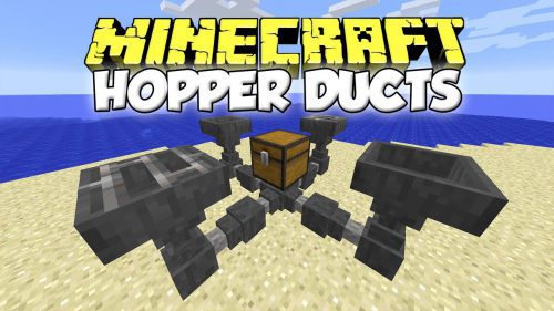 Hopper Ducts Mod 1.12.2, 1.11.2 (Item Sorting and Automation) Thumbnail