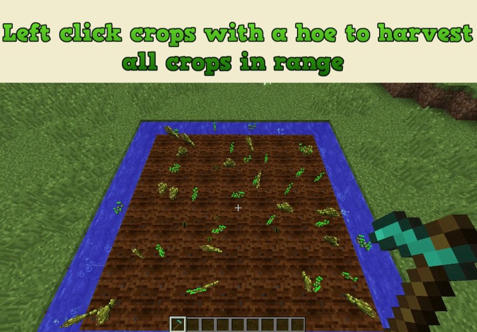 Improved Hoes Mod 1.18.1, 1.17.1 (New Harvesting, Tilling Functions) 3