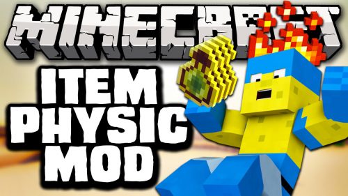 ItemPhysic Mod (1.20.4, 1.19.4) – Epic Drop Animations Thumbnail