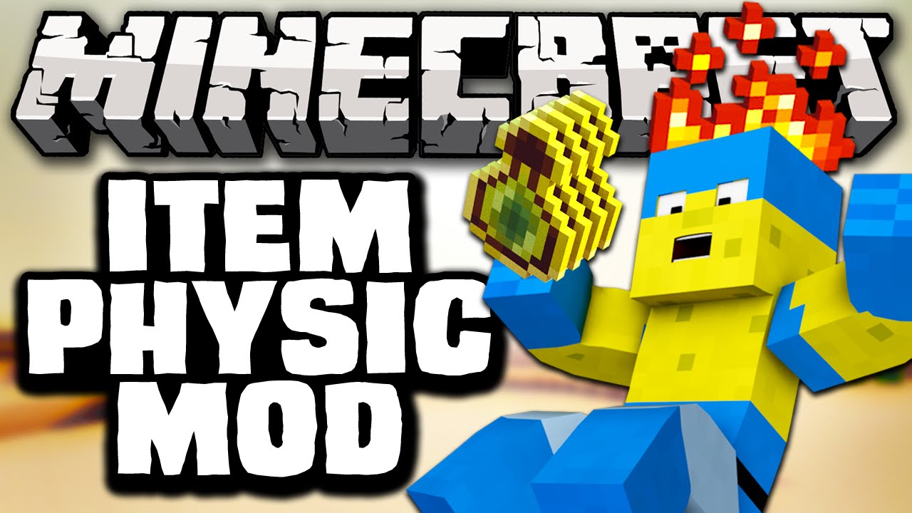 ItemPhysic Mod (1.20.4, 1.19.4) - Epic Drop Animations 1