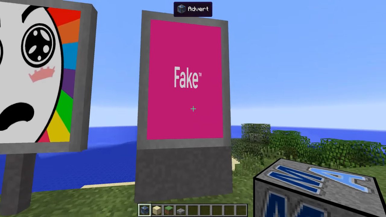 MalisisAdvert Mod (1.12.2, 1.11.2) - Advertisement Banners in Minecraft 5