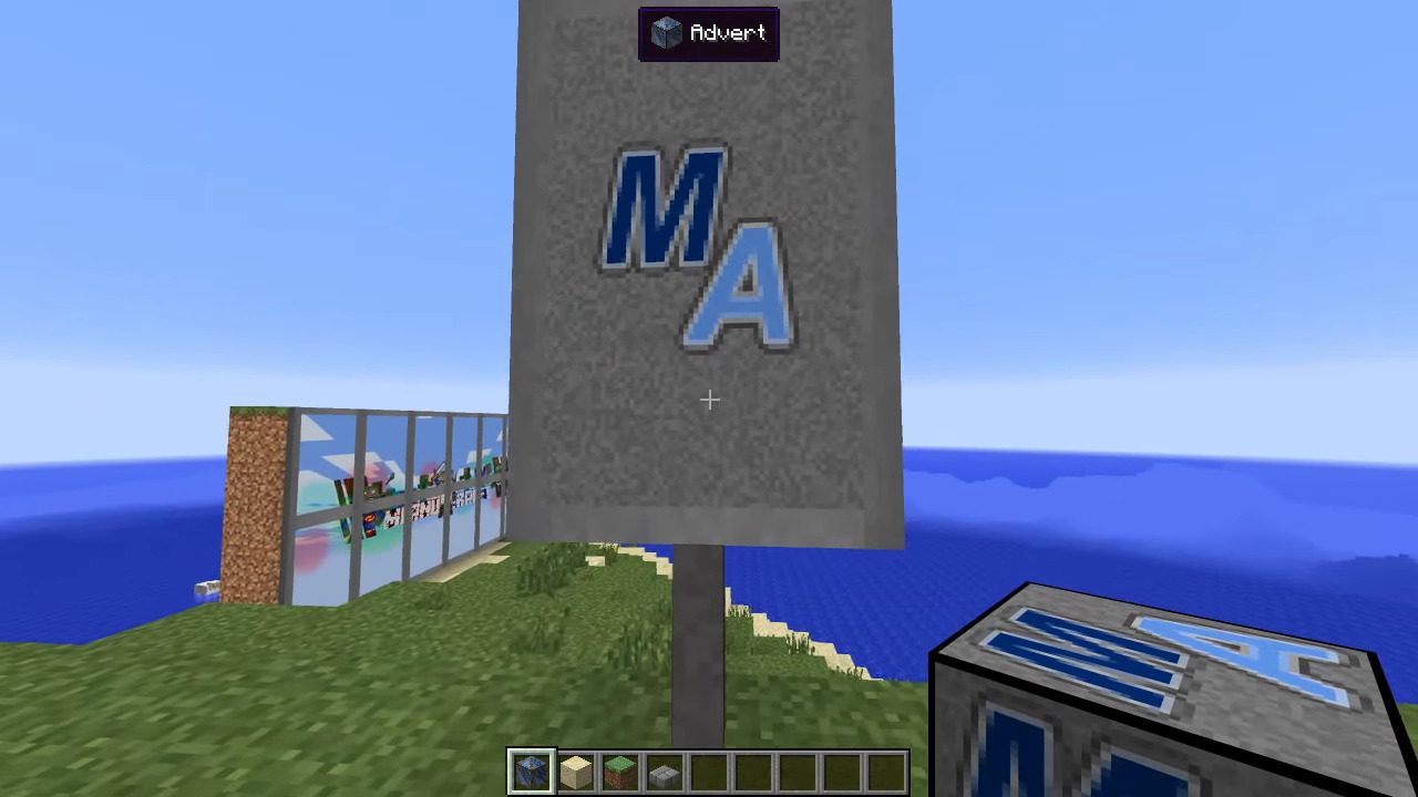 MalisisAdvert Mod (1.12.2, 1.11.2) - Advertisement Banners in Minecraft 6