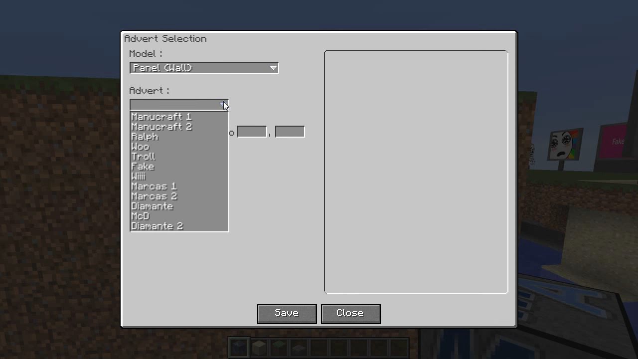 MalisisAdvert Mod (1.12.2, 1.11.2) - Advertisement Banners in Minecraft 7