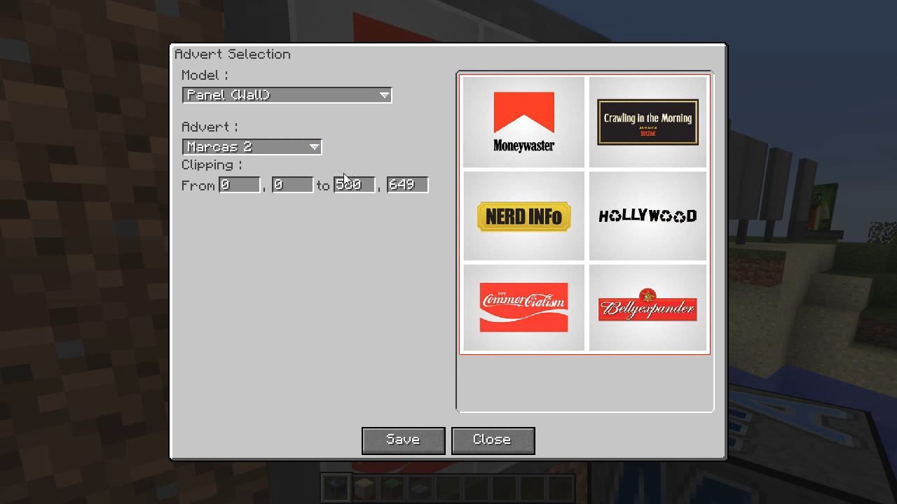 MalisisAdvert Mod (1.12.2, 1.11.2) - Advertisement Banners in Minecraft 8