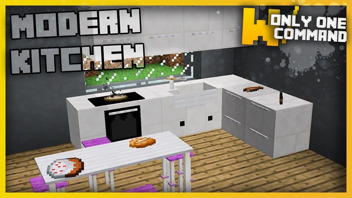 Modern Kitchen Command Block 1.11.2 1