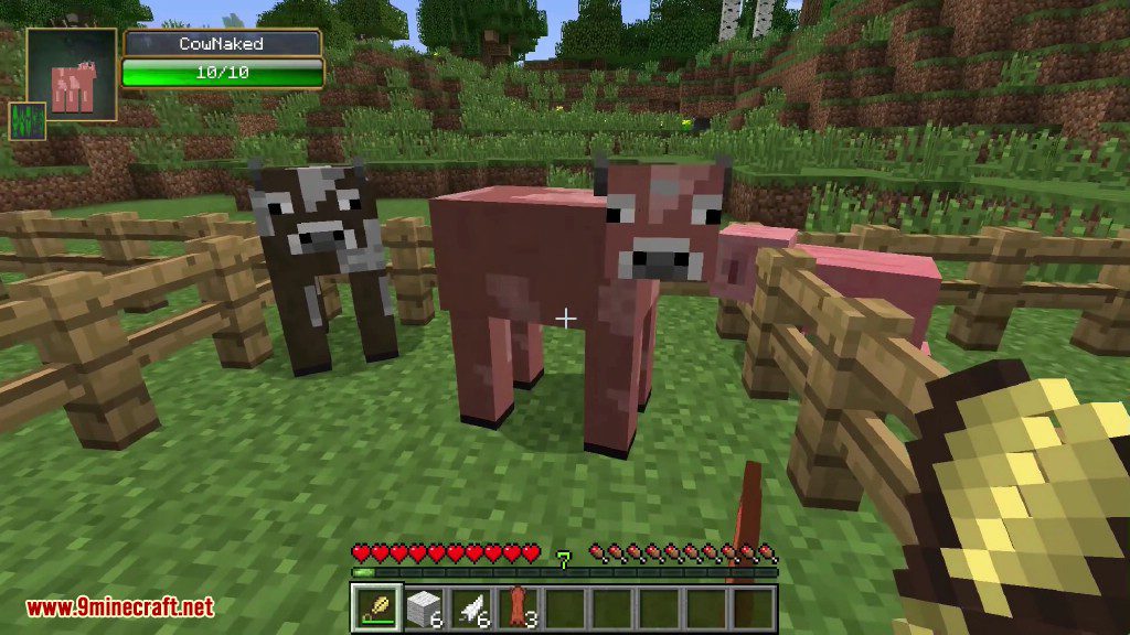 More Shearables Mod 1.12.2, 1.11.2 (Shearing Chicken, Cows, Pigs) 6