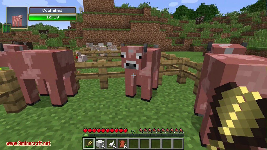 More Shearables Mod 1.12.2, 1.11.2 (Shearing Chicken, Cows, Pigs) 7