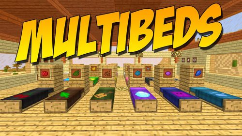 MultiBeds Mod (1.20.2, 1.19.4) – Decorating with Different Beds Thumbnail