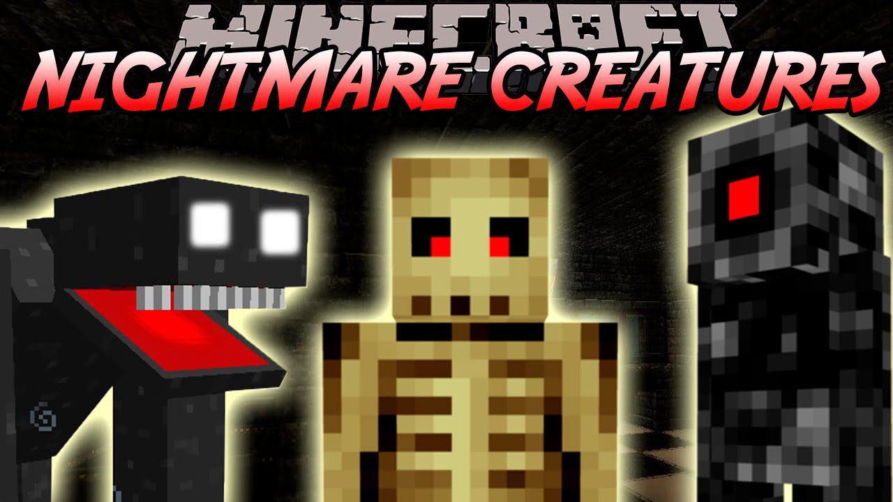 Nightmare Creatures Mod 1.7.10 (Make Minecraft Scarier) 1