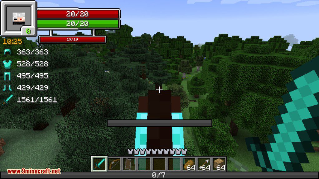 RPG-Hud Mod (1.19.2, 1.18.2) - Minecraft RPG Style 3