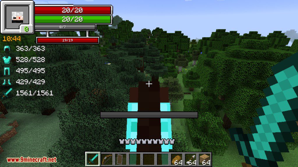 RPG-Hud Mod (1.19.2, 1.18.2) - Minecraft RPG Style 4