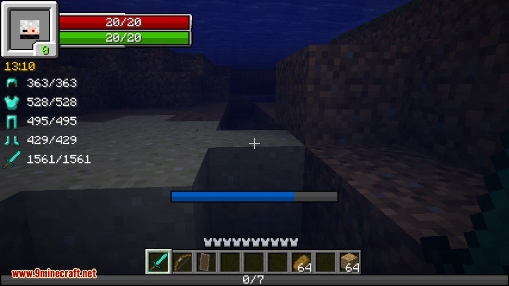 RPG-Hud Mod (1.19.2, 1.18.2) - Minecraft RPG Style 7