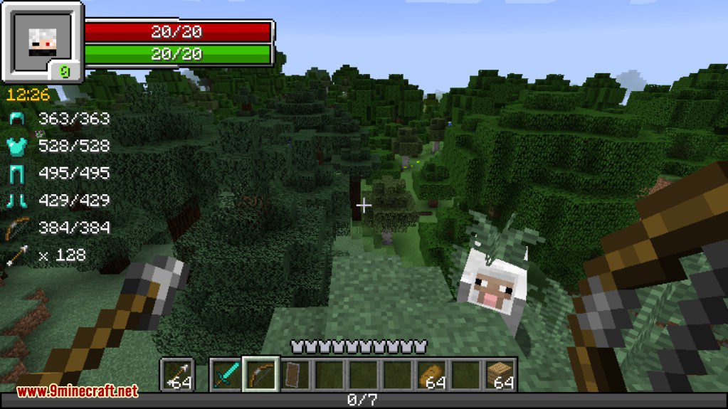 RPG-Hud Mod (1.19.2, 1.18.2) - Minecraft RPG Style 9