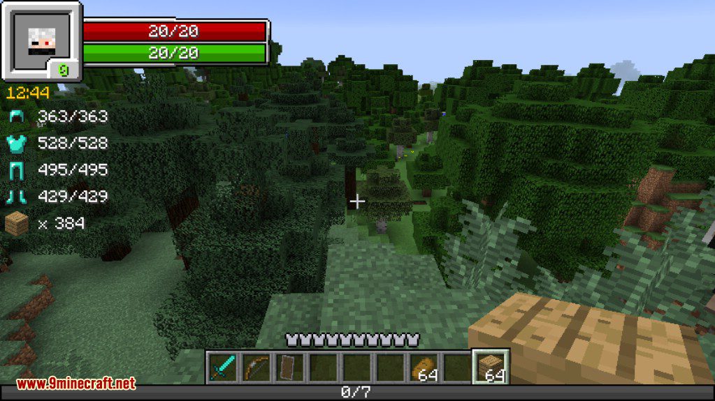 RPG-Hud Mod (1.19.2, 1.18.2) - Minecraft RPG Style 10