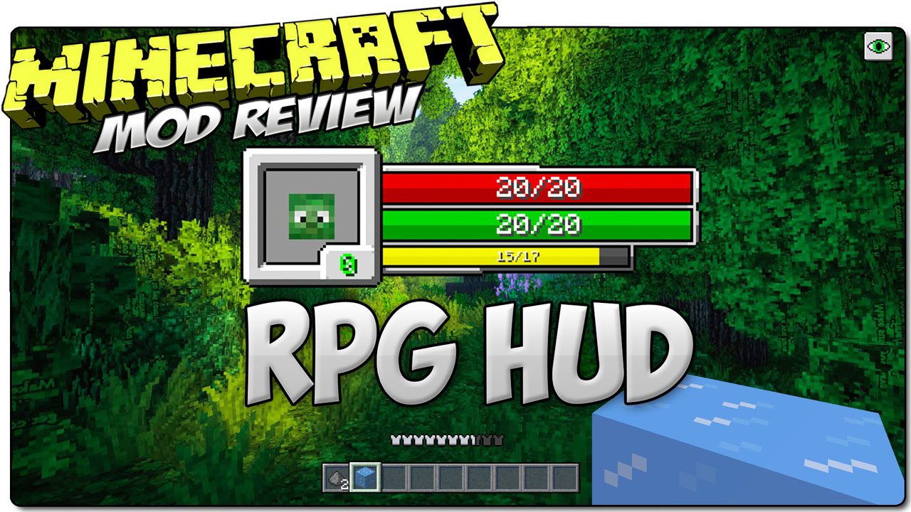 RPG-Hud Mod (1.19.2, 1.18.2) - Minecraft RPG Style 1
