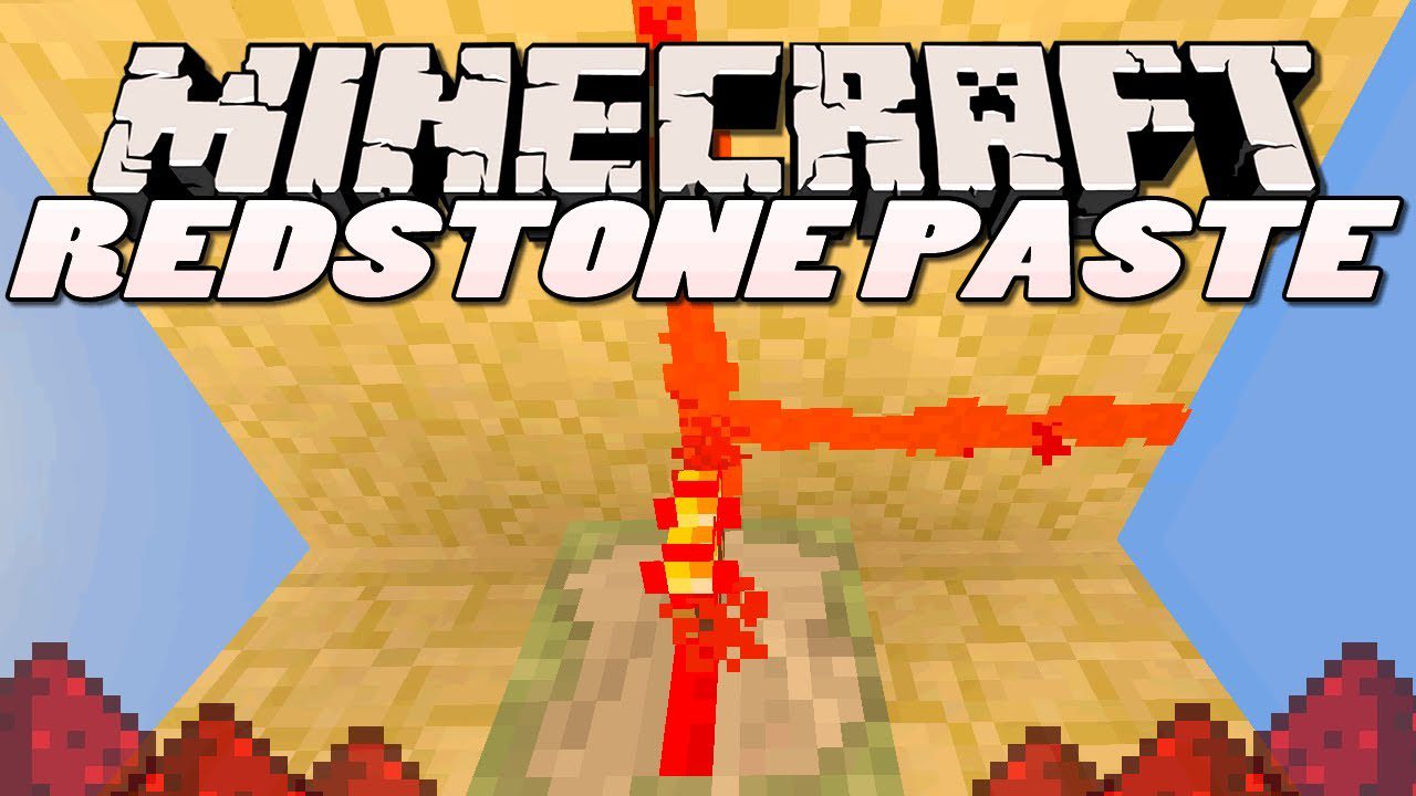 Redstone Paste Mod 1.12.2, 1.11.2 (Super Duper Redstone) 1