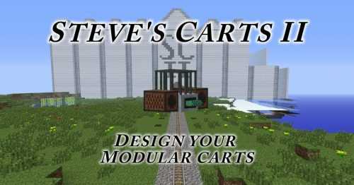 Steve’s Carts Reborn Mod 1.12.2, 1.11.2 (Minecart System) Thumbnail