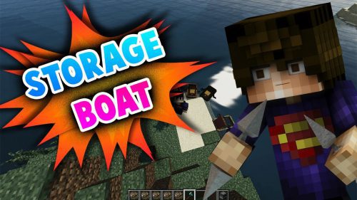 Storage Boats Mod 1.12.2, 1.11.2 (Travel Around with Style) Thumbnail