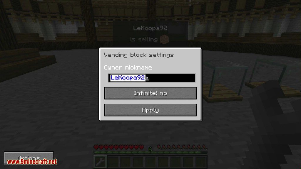 Vending Block Mod 1.12.2, 1.11.2 (Trading Machine) 8