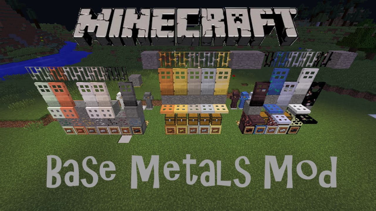 Base Metals Mod 1.12.2, 1.11.2 (Historically Common Metals) 1