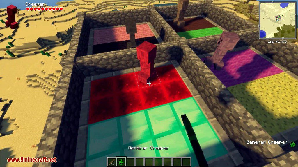 Chameleon Creepers Mod 1.12, 1.11.2 (Creepers Ninja) 9