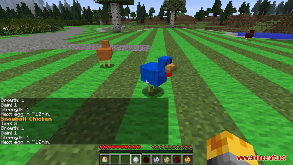 Chickens Mod 1.12.2, 1.11.2 (Just a lot of Chickens) 13