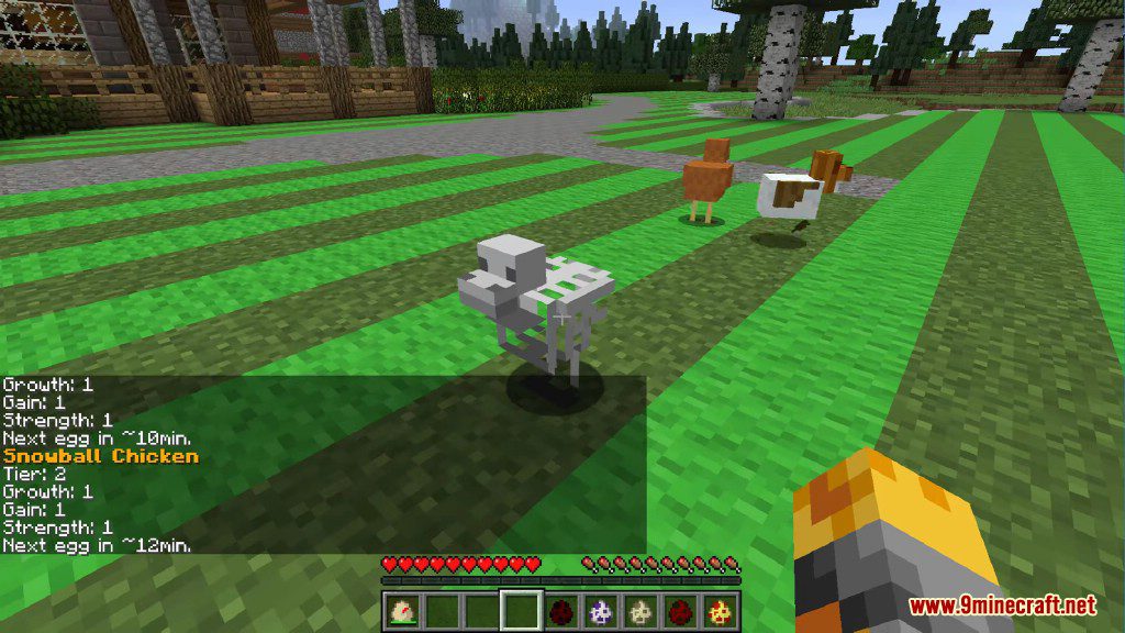 Chickens Mod 1.12.2, 1.11.2 (Just a lot of Chickens) 14