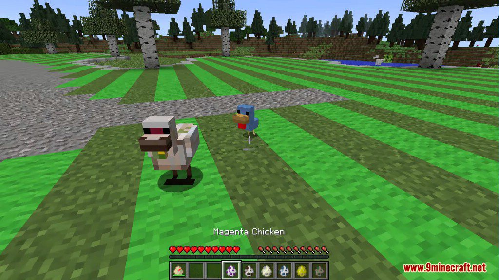 Chickens Mod 1.12.2, 1.11.2 (Just a lot of Chickens) 26