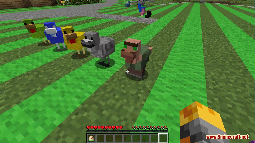 Chickens Mod 1.12.2, 1.11.2 (Just a lot of Chickens) 30