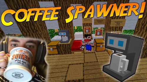 Coffee Spawner Mod (1.19.4, 1.18.2) – Drinkable Coffee Every Morning Thumbnail