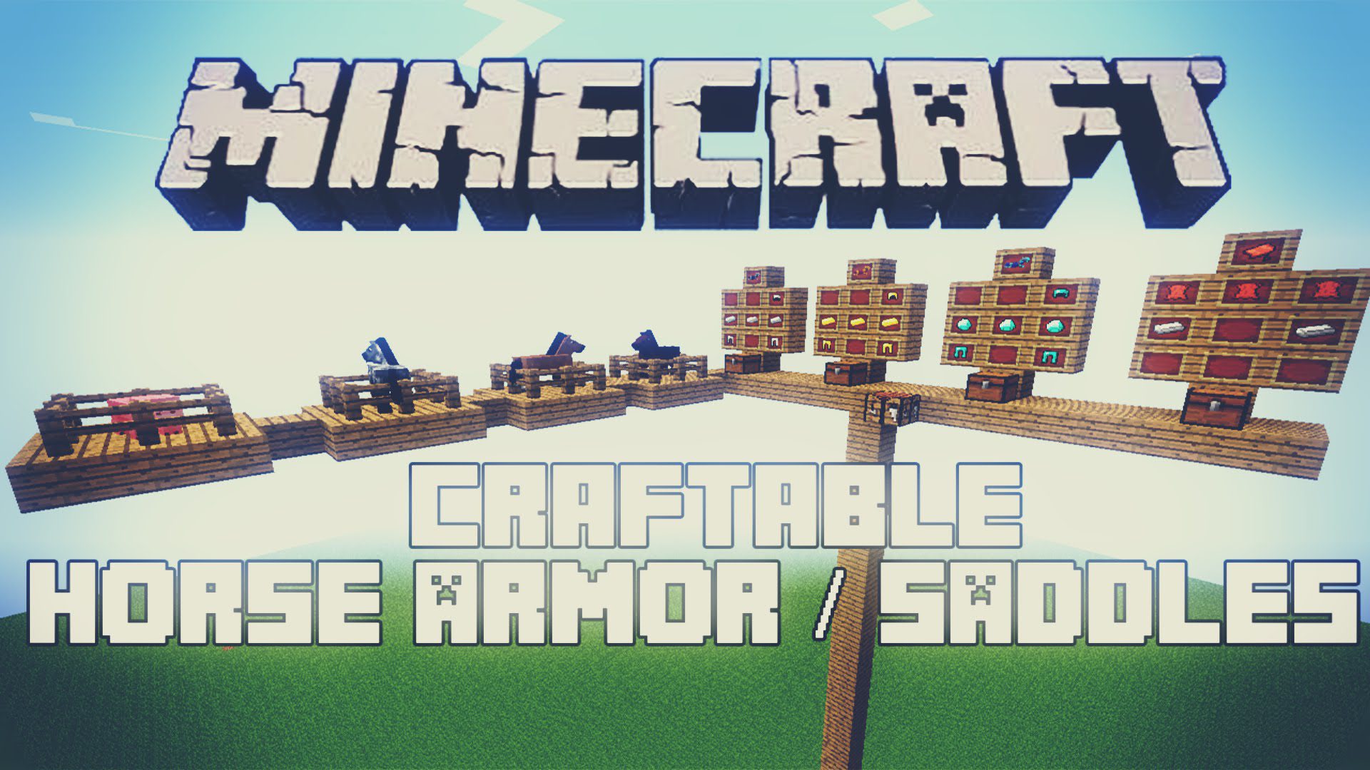 Craftable Horse Armour and Saddle Mod (1.20.4, 1.19.4) 1
