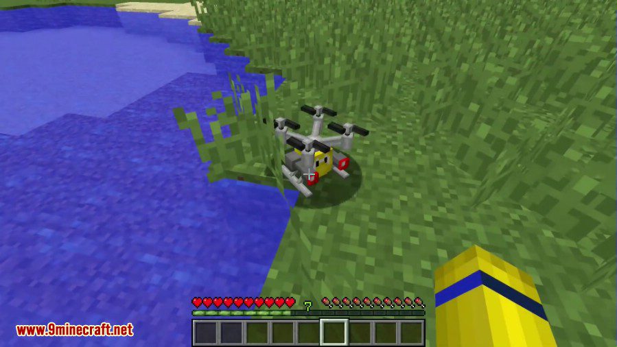 Drones Mod 1.12.2, 1.11.2 (Unmanned Aerial Vehicle) 5