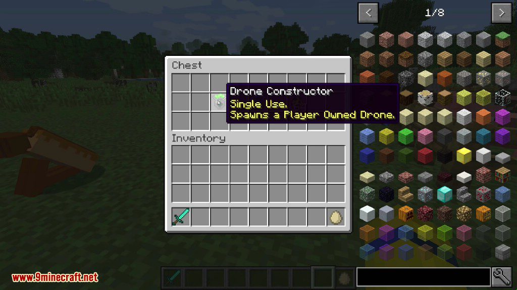 Drones Mod 1.12.2, 1.11.2 (Unmanned Aerial Vehicle) 8