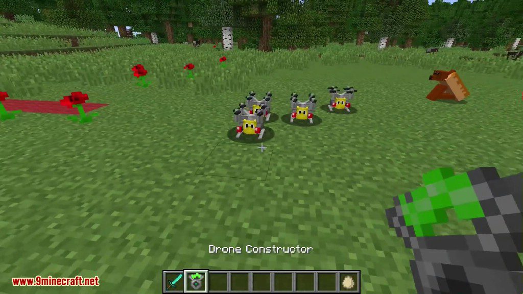 Drones Mod 1.12.2, 1.11.2 (Unmanned Aerial Vehicle) 9