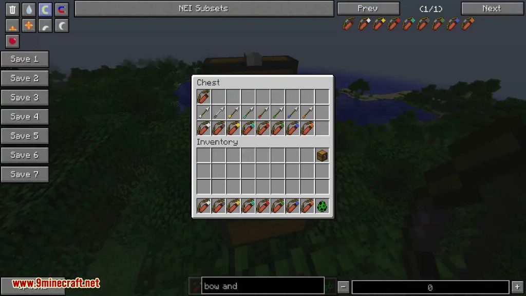 FF Quiver Mod 1.11.2, 1.10.2 (Store your Arrows in Quivers) 3