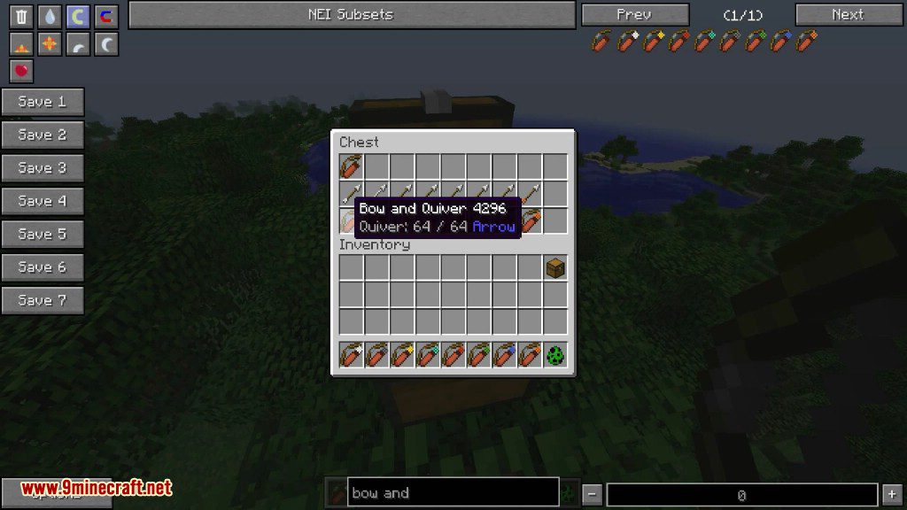 FF Quiver Mod 1.11.2, 1.10.2 (Store your Arrows in Quivers) 4