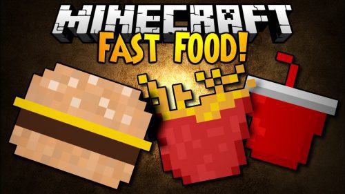 FastFood Mod 1.12.2, 1.11.2 (Pizza, Raw Bread, Fries) Thumbnail