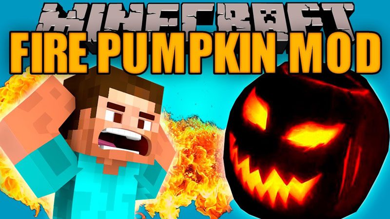 Fire Pumpkin Mod 1.7.10 1