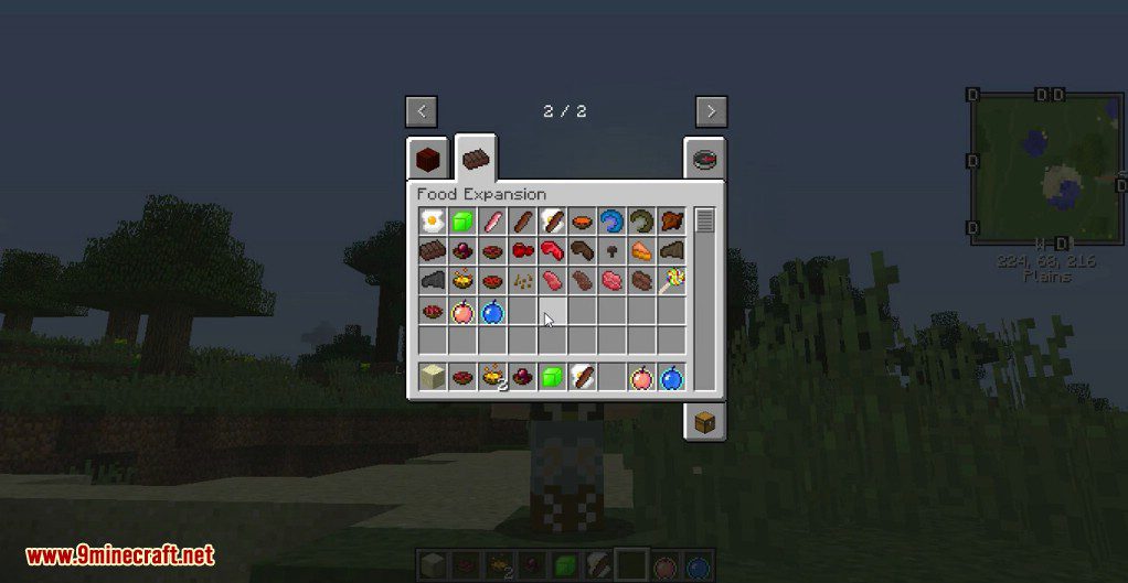 Food Expansion Mod 1.12.2, 1.11.2 (Additional Food System) 19