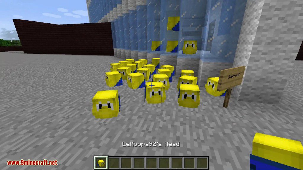 Headcrumbs Mod 1.12.2, 1.11.2 (Youtuber, Mobs Heads) 9